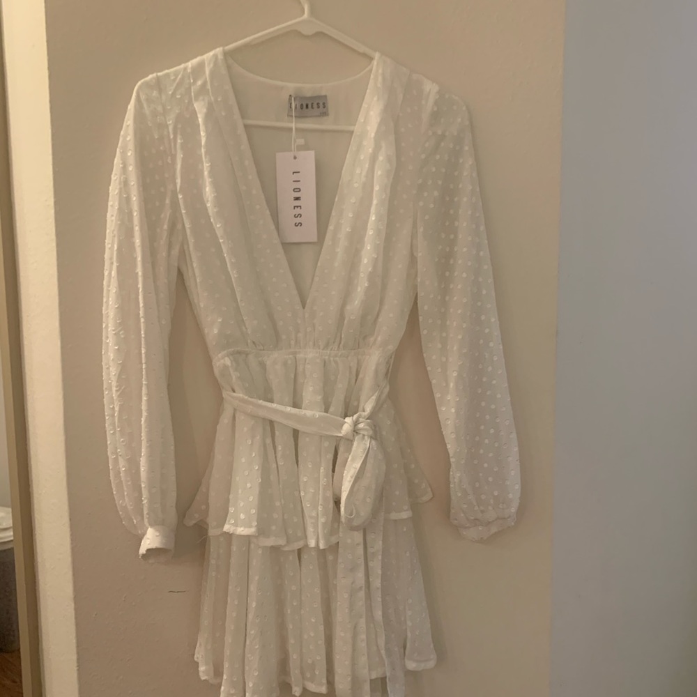 Princess Polly legendary lover white ruffle dress